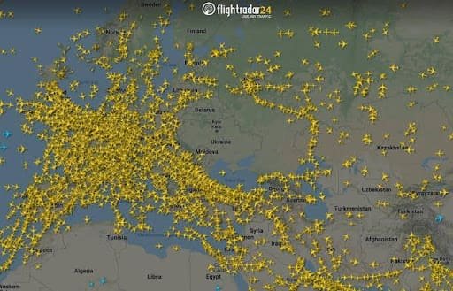 หลักการทำงานของแอพ FLIGHTRADAR24