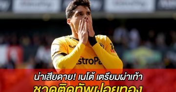 น่าเสียดาย! เนโต้ เตรียมผ่าเท้า ชวดติดทัพฝอยทอง