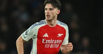 Declan Rice, Riccardo Calafiori - Arsenal injury news and return dates for Crystal Palace clash