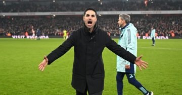 Every word Mikel Arteta said on Arsenal's North London Derby win, title race, Lewis-Skelly
