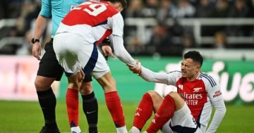 Mikel Arteta provides Gabriel Martinelli injury update after Arsenal star limps off vs Newcastle