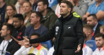 Fabian Hurzeler, Brighton, guard of honour, Tottenham, Europa League win