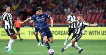 Arsenal, คะแนนผู้เล่น, ครึ่งแรก, Newcastle, Havertz, Merino, Trossard
