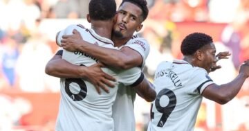 William Saliba, Gabriel Magalhaes, Arsenal, Mikel Arteta, Man Utd