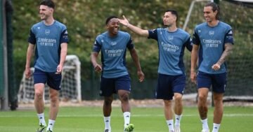 Lewis-Skelly, Martinelli, Arsenal, Atletico Madrid, XI