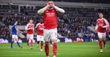 วิคเตอร์ กายอเคอเรส, จุดโทษ, อาร์เซนอล, บูกาโย ซาก้า, มาร์ติน โอเดการ์ด